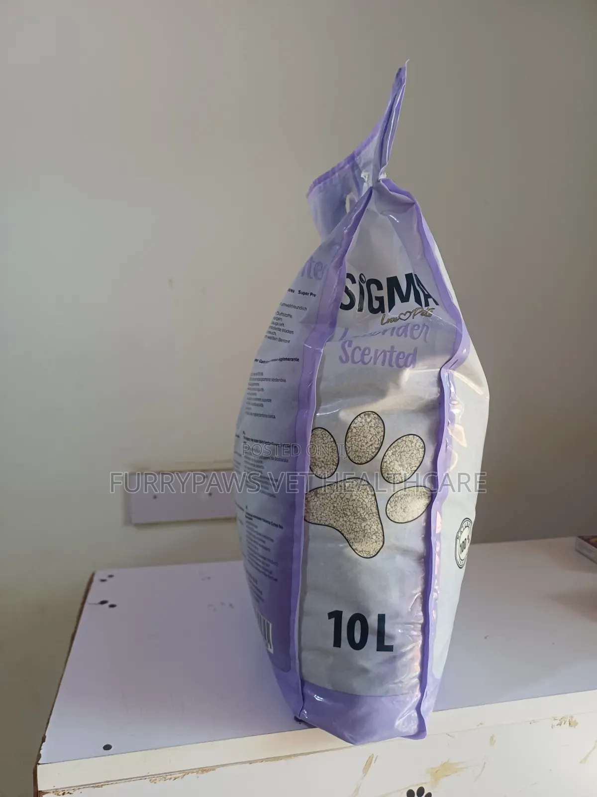 Sigma White Clumping Cat Litter Sand 10l