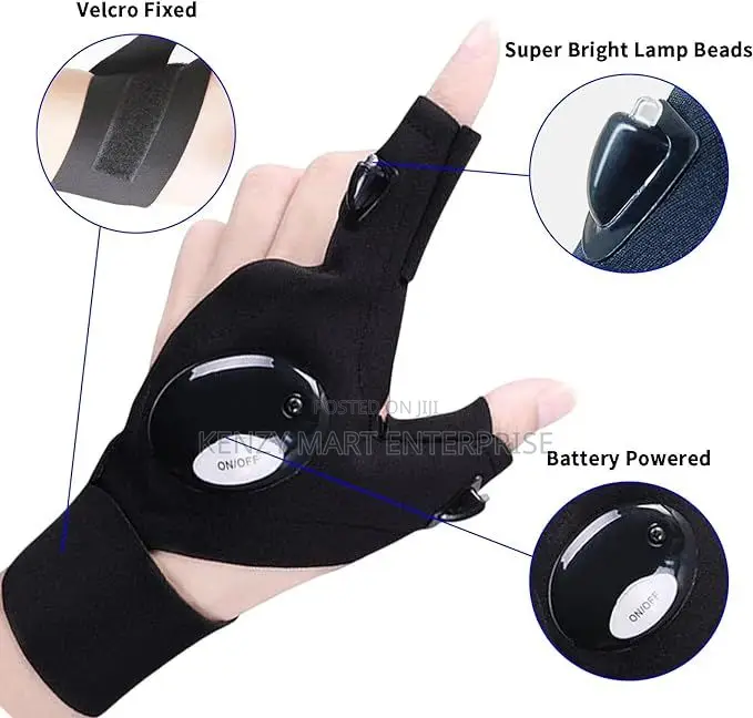 Multi Purpose Led Gloves for Outdoor Night Activities