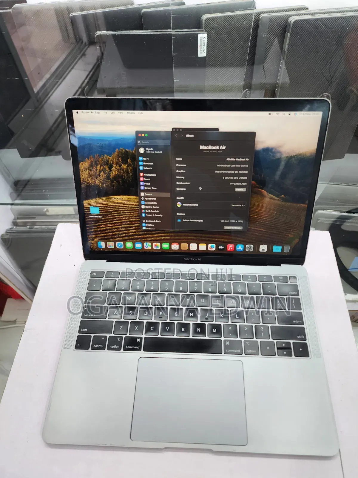 Laptop Apple MacBook Air 2019 8GB Intel Core i5 SSD 256GB