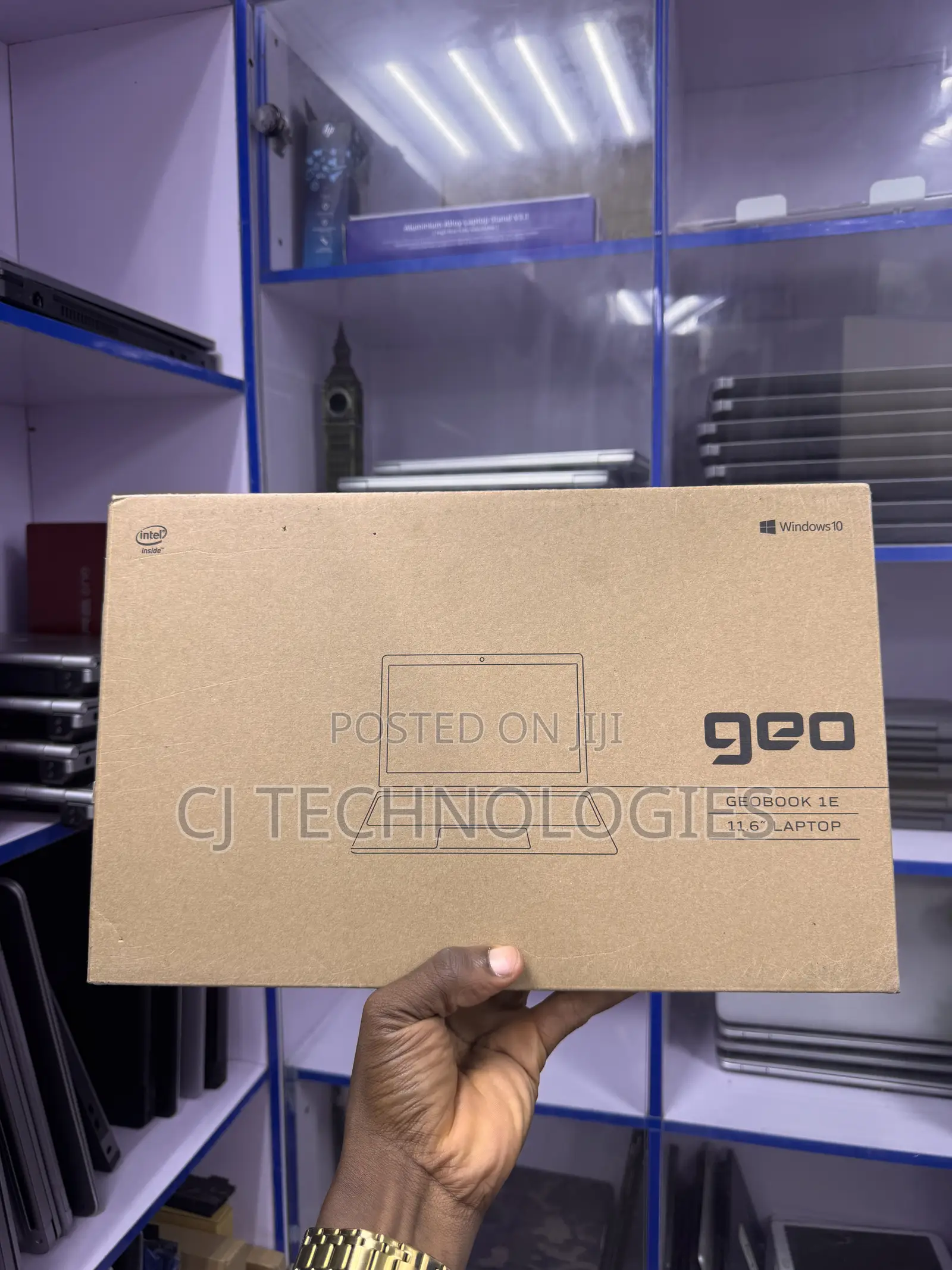 New Laptop Geo Geobook 1E 4GB Intel Celeron SSD 60GB