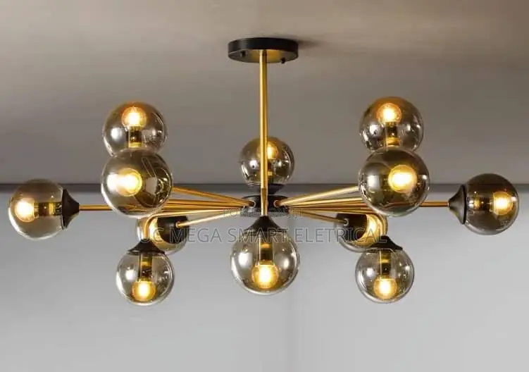 Scandinavia Chandeliers Led Ceiling Lamps Glass Ball Suspension