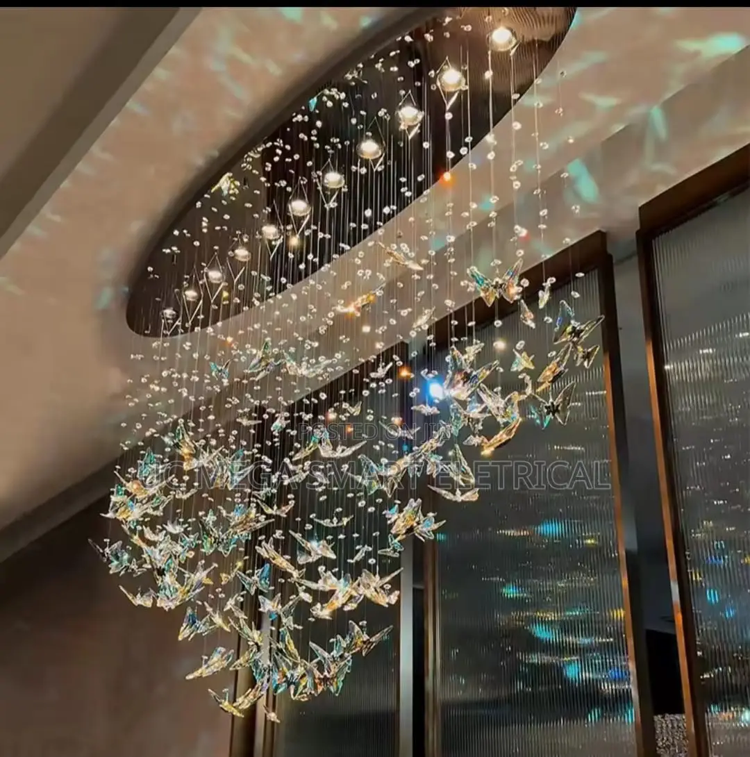 Light Luxury Crystal Lamp Restaurant Lamp New High-End Living Room