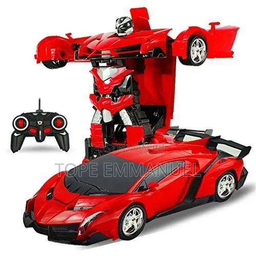 Remote Control Transformation Robot Toy Car