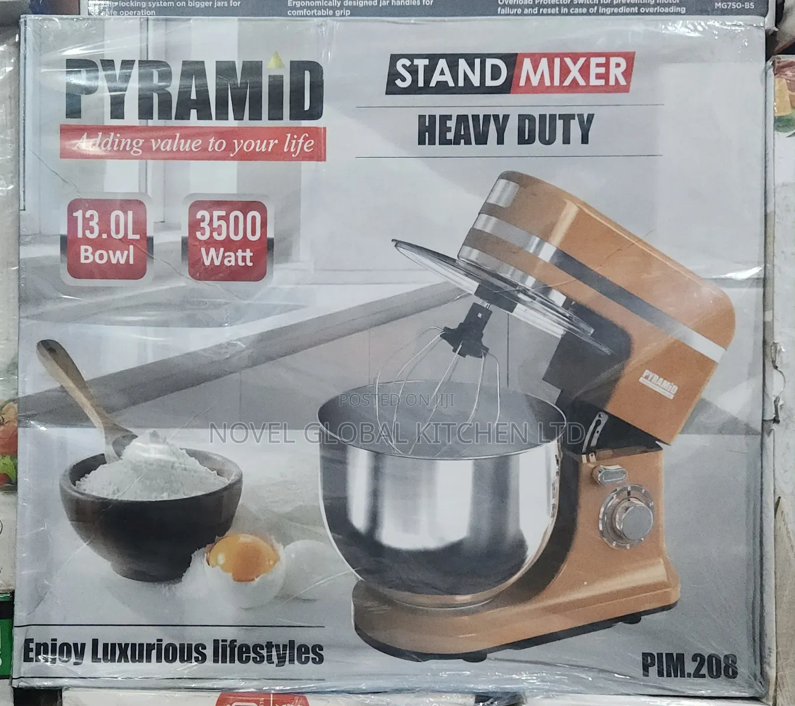 13l Pyramid Large Bow Cake Stand Mixer