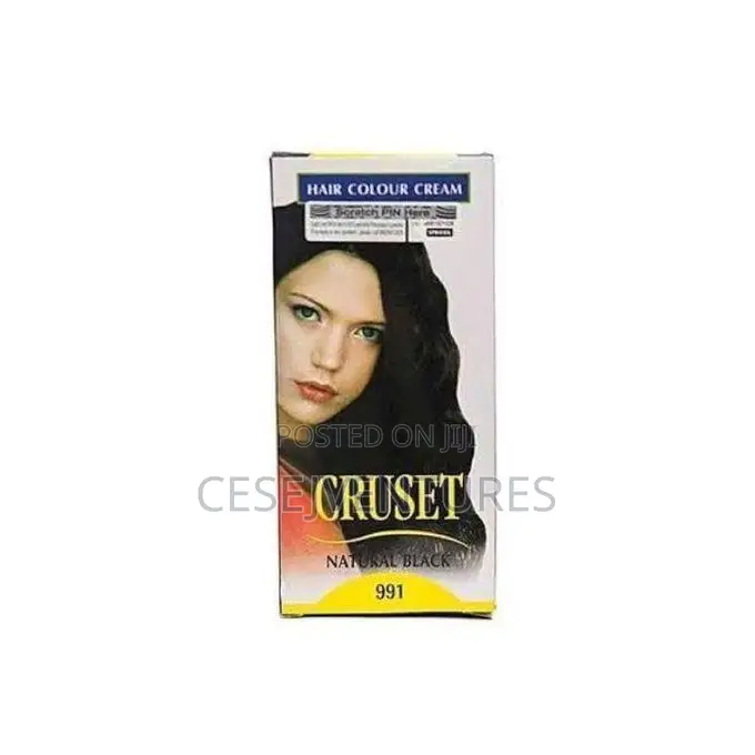 Cruset Natural Black Hair Color Cream
