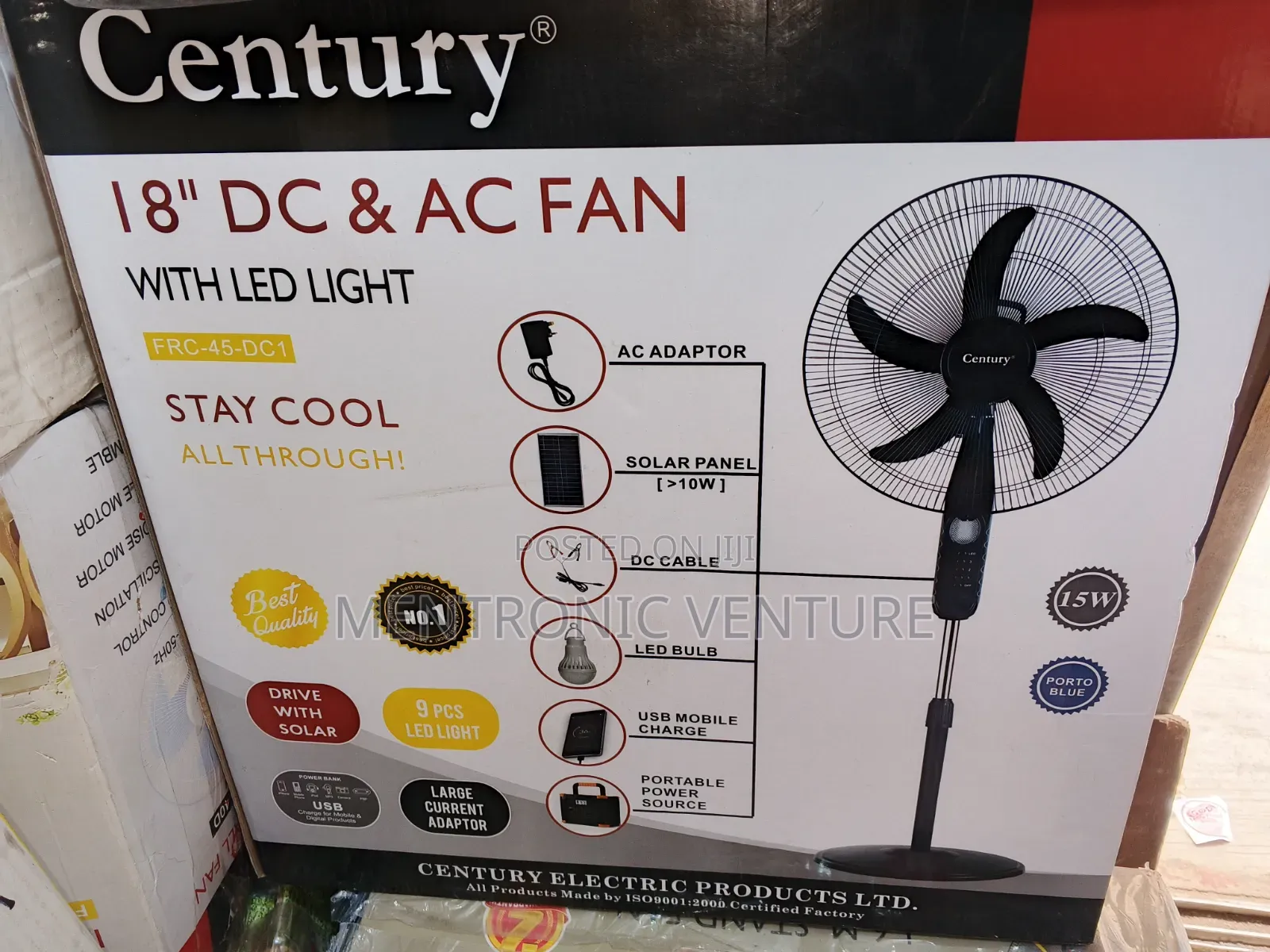 Century 18inchs Ac/Dc Standing Fan Frc-45dc