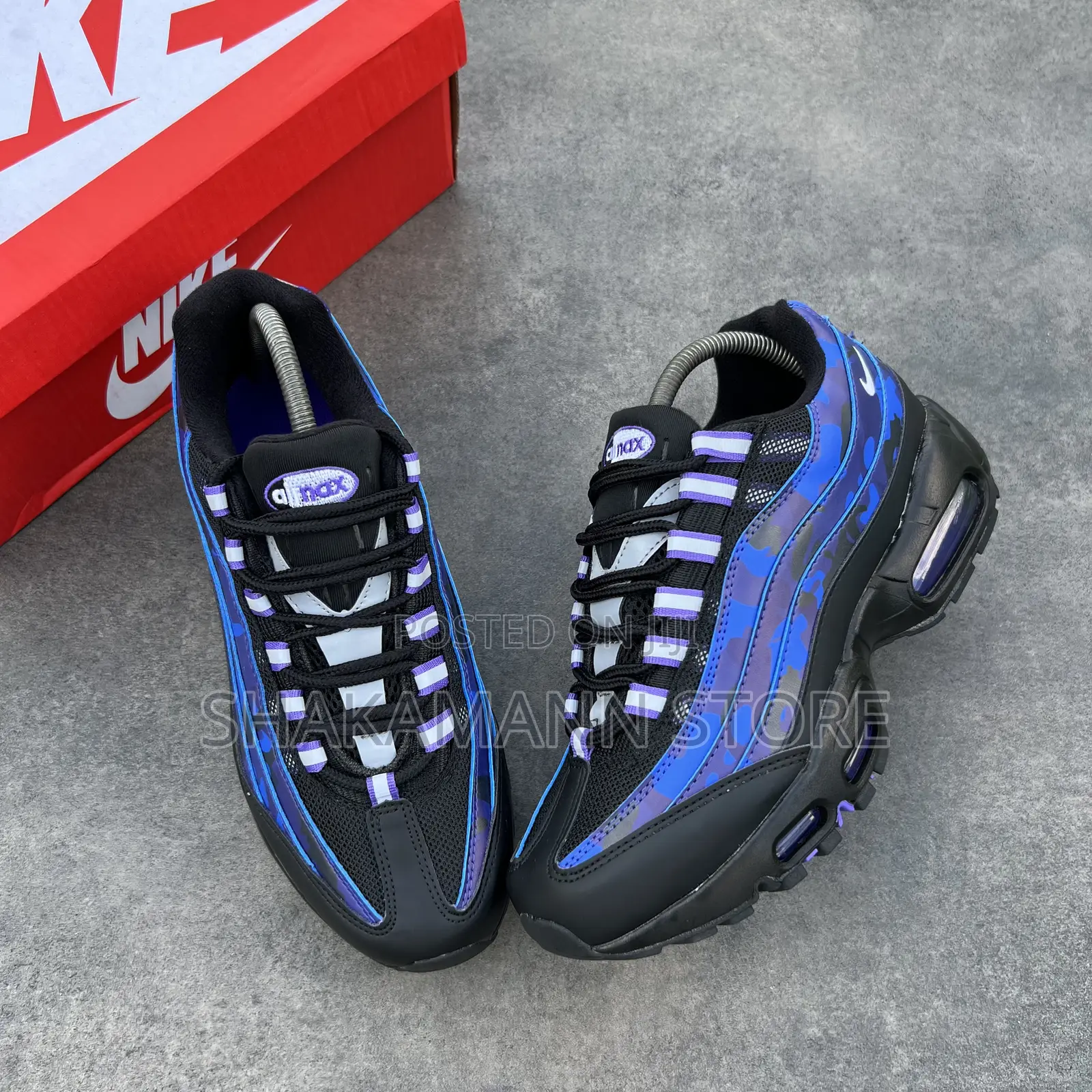 Original Nike Air Max Blue Camo High Quality