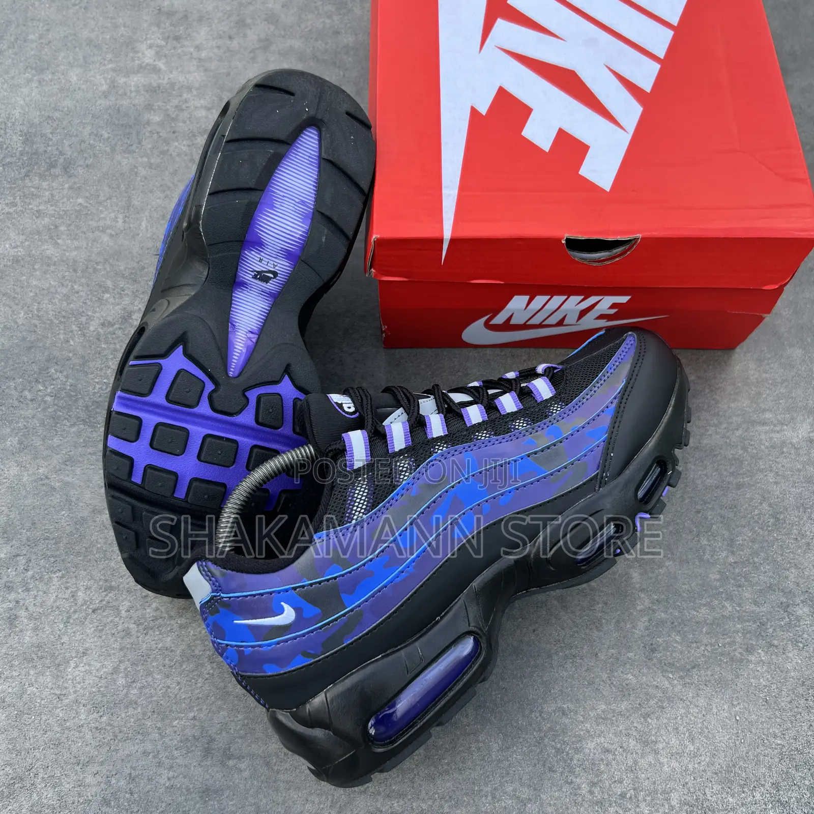 Original Nike Air Max Blue Camo High Quality