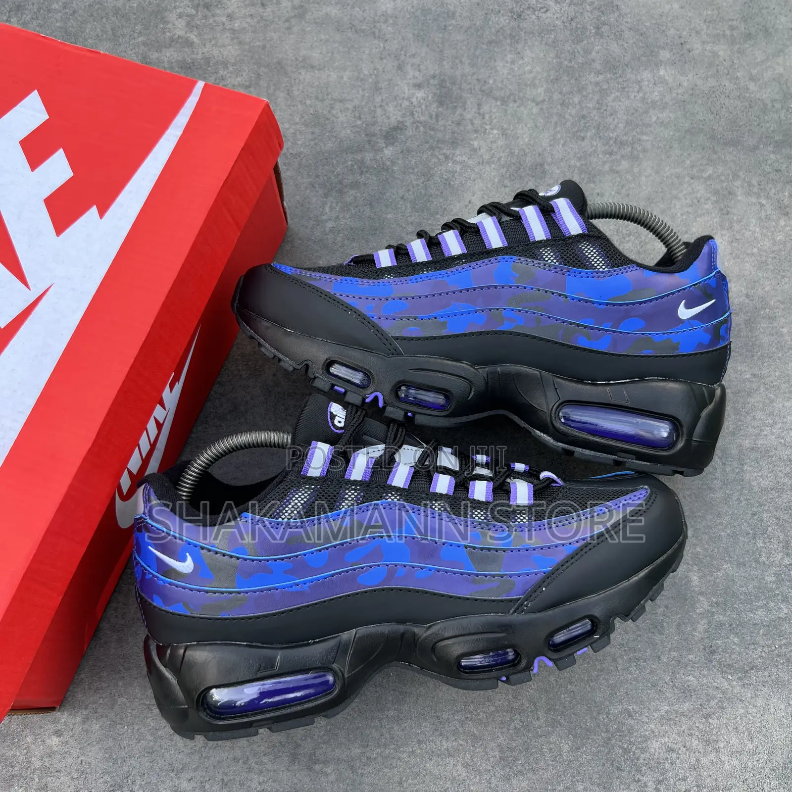 Original Nike Air Max Blue Camo High Quality