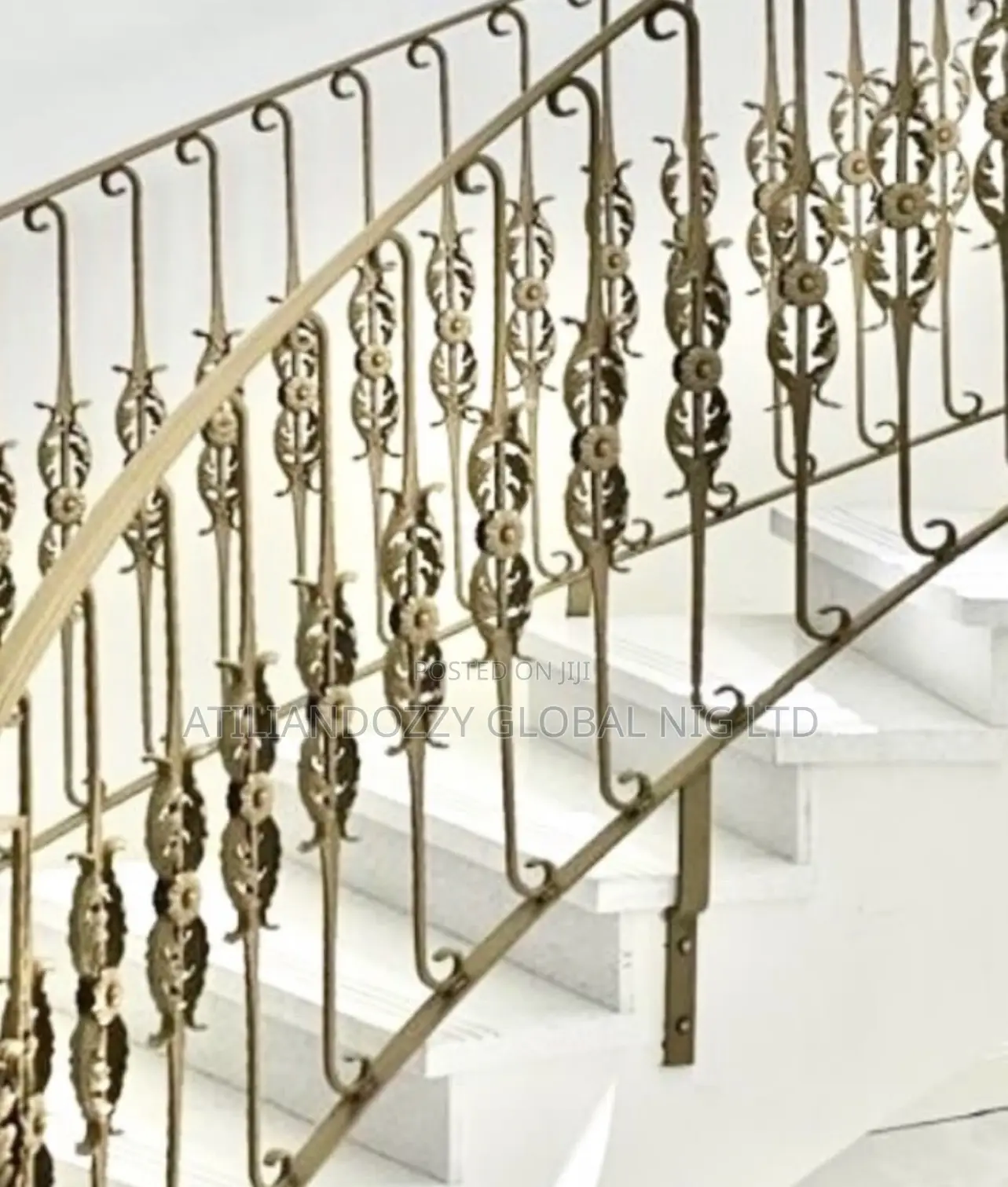 Clove Wrought Iron Rail Design