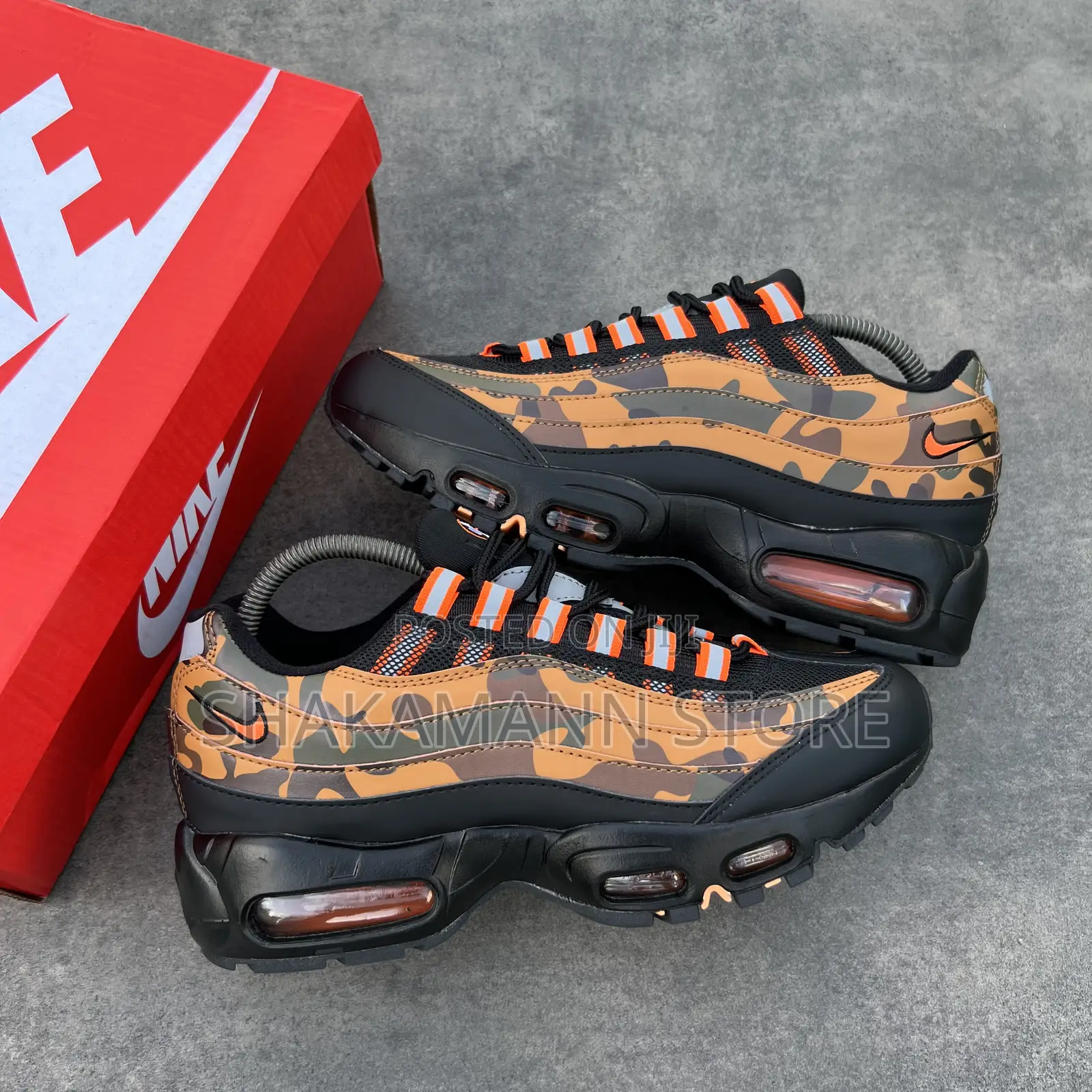 Original Nike Air Max Orange Camo