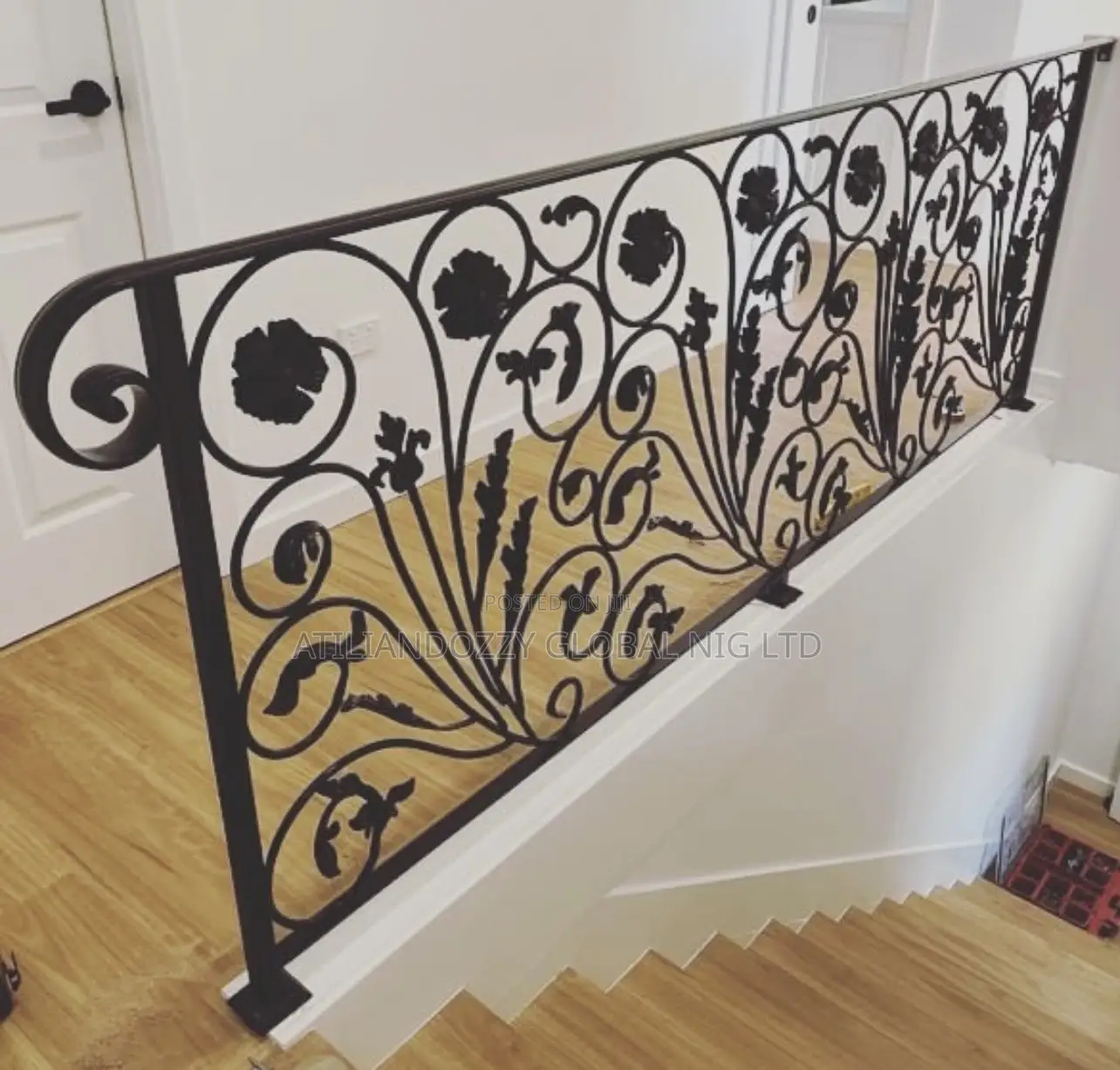 Five Finger Cumbi Wrought Iron Rails