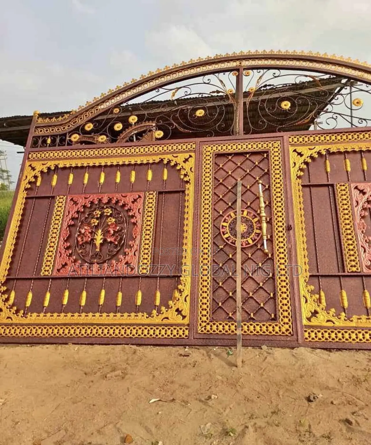 Wrought Iron Galaxy Gate