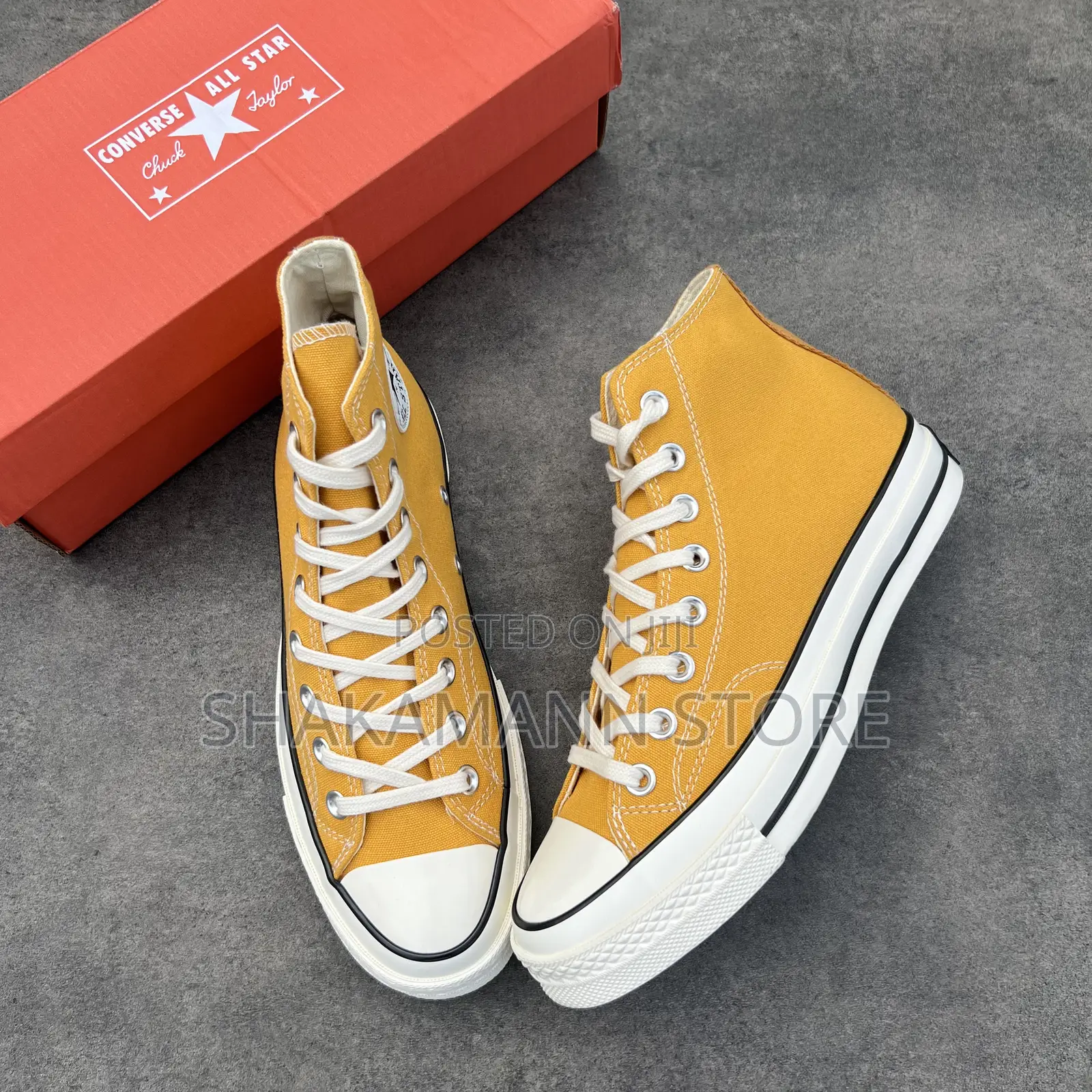 High Quality Converse Yellow Hightop