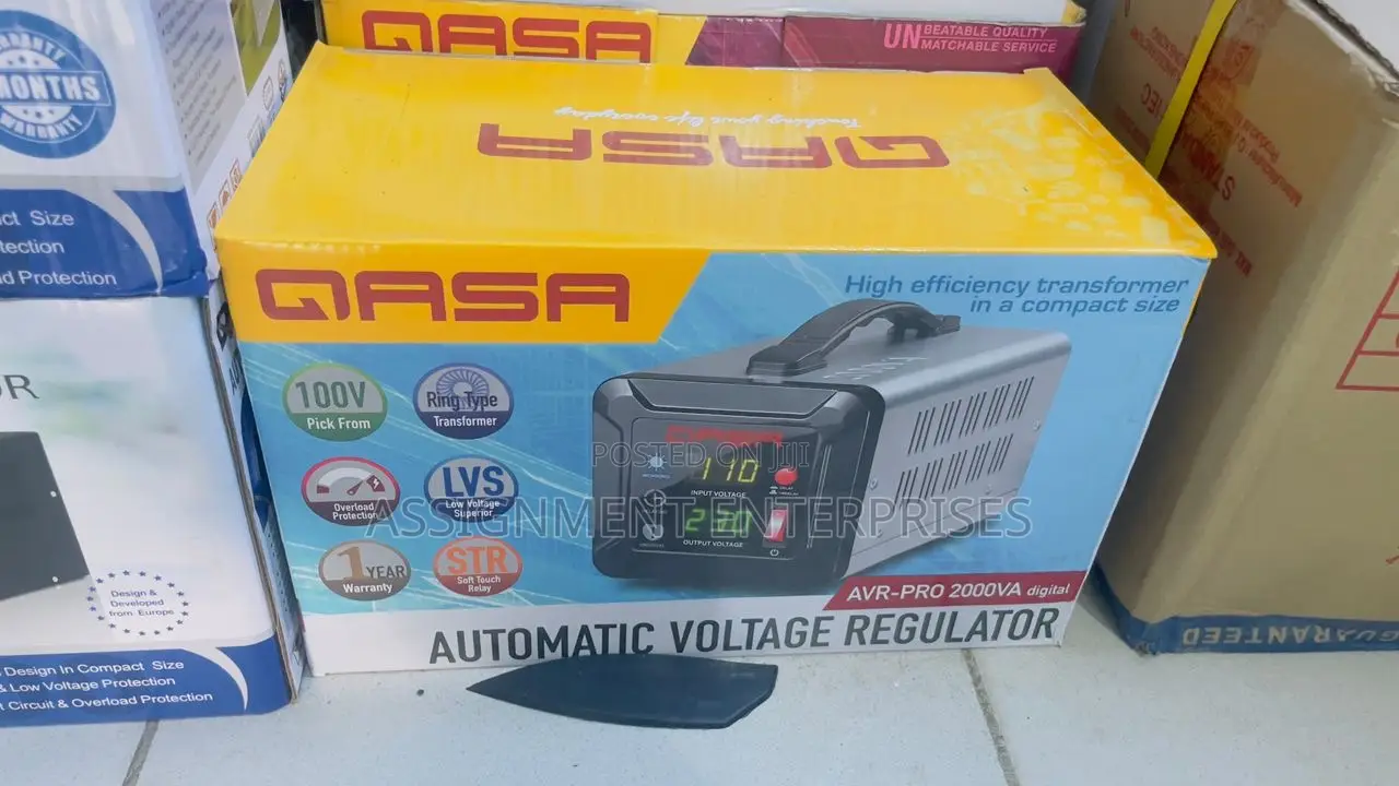 Qasa Automatic Voltage Regulator Avr-Pro 2000va Digital