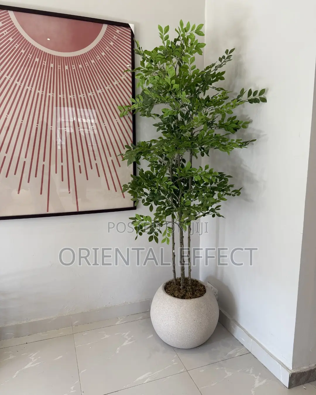 Artificial Pumila Tree in Beacon Big Orbis Pot - Modern Interiors