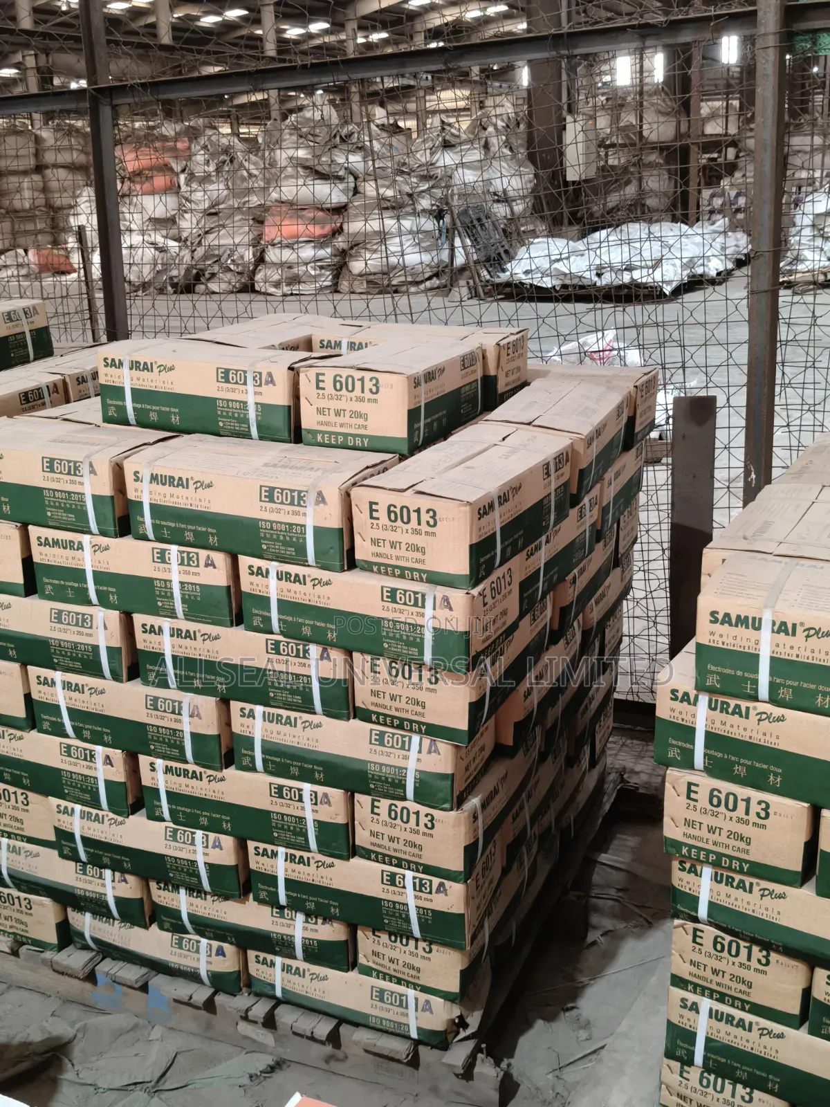Samurai Mild Steel Electrode 20kg Carton (Nous Parlons Français)