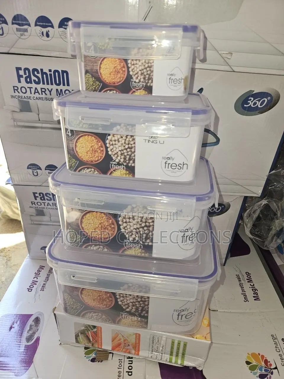 4 In1 Food Storage Containers (Microwave Safe)