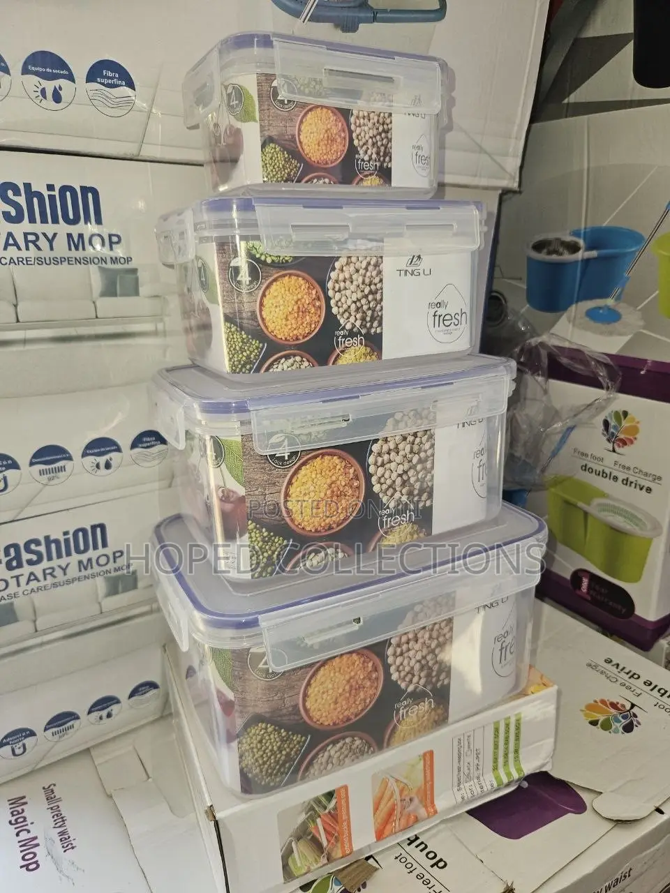 4 In1 Food Storage Containers (Microwave Safe)