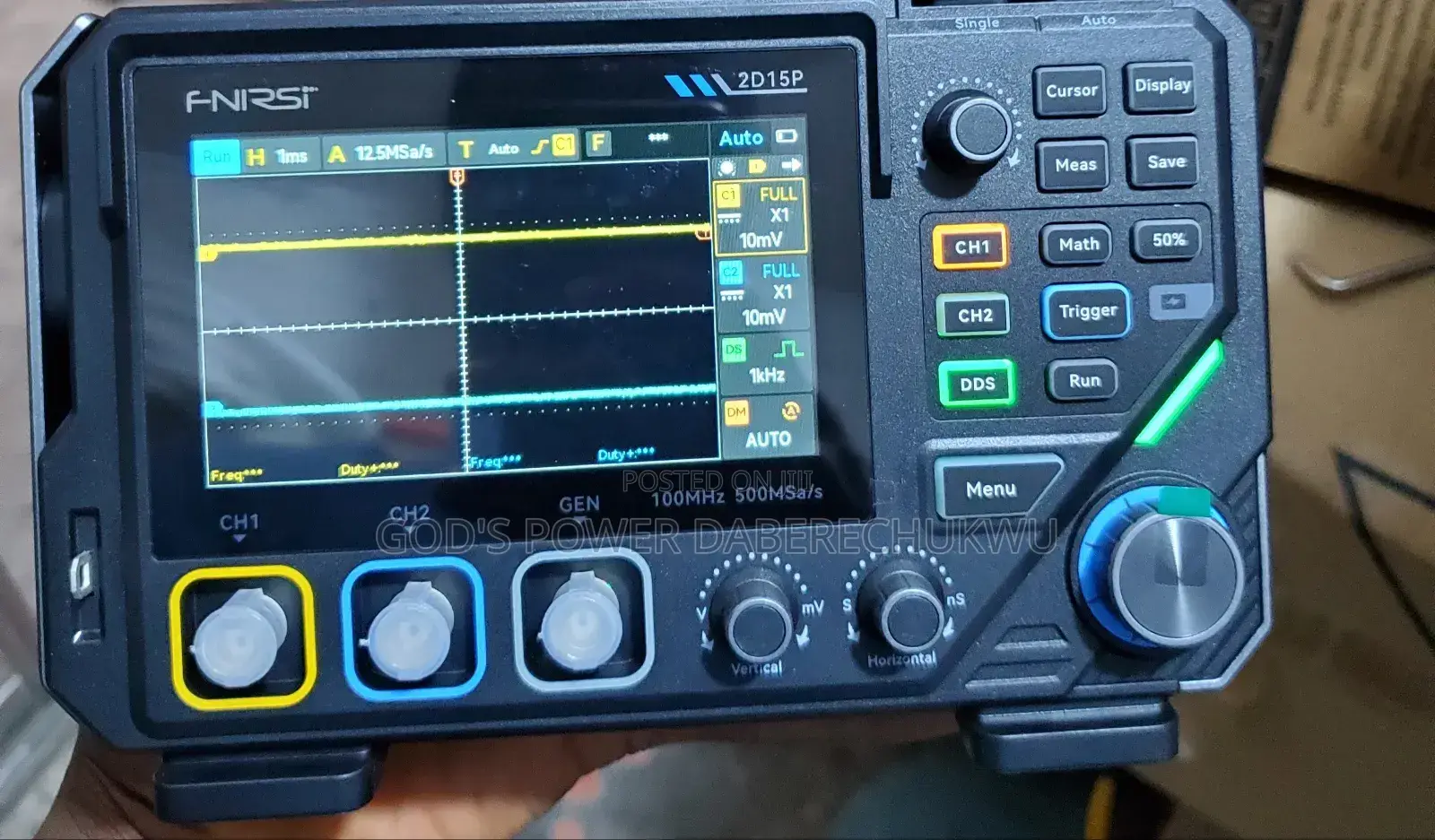 Fnirsi 2d15p, a 3-in-1digital Oscilloscope