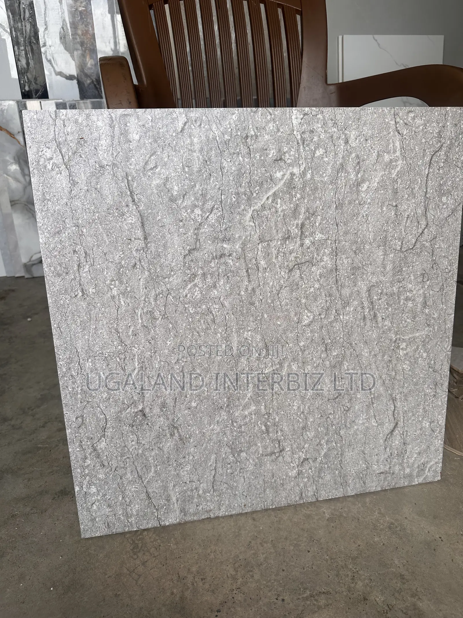 Urban Slate 60x60 Rough Textured Tile