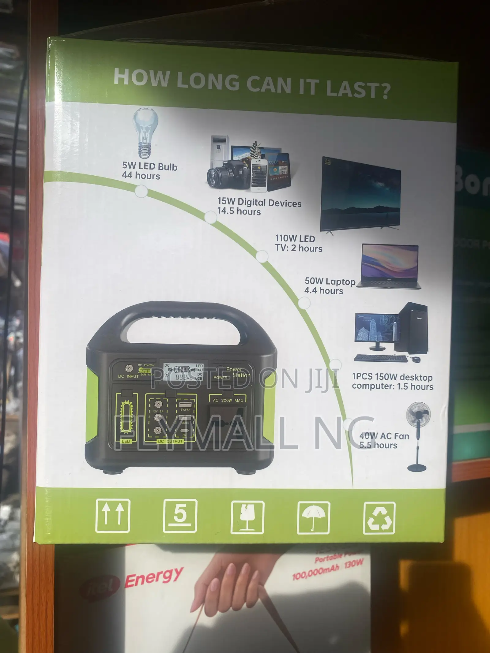 300w Solar Generator Portable Power Station for Basic Appliances