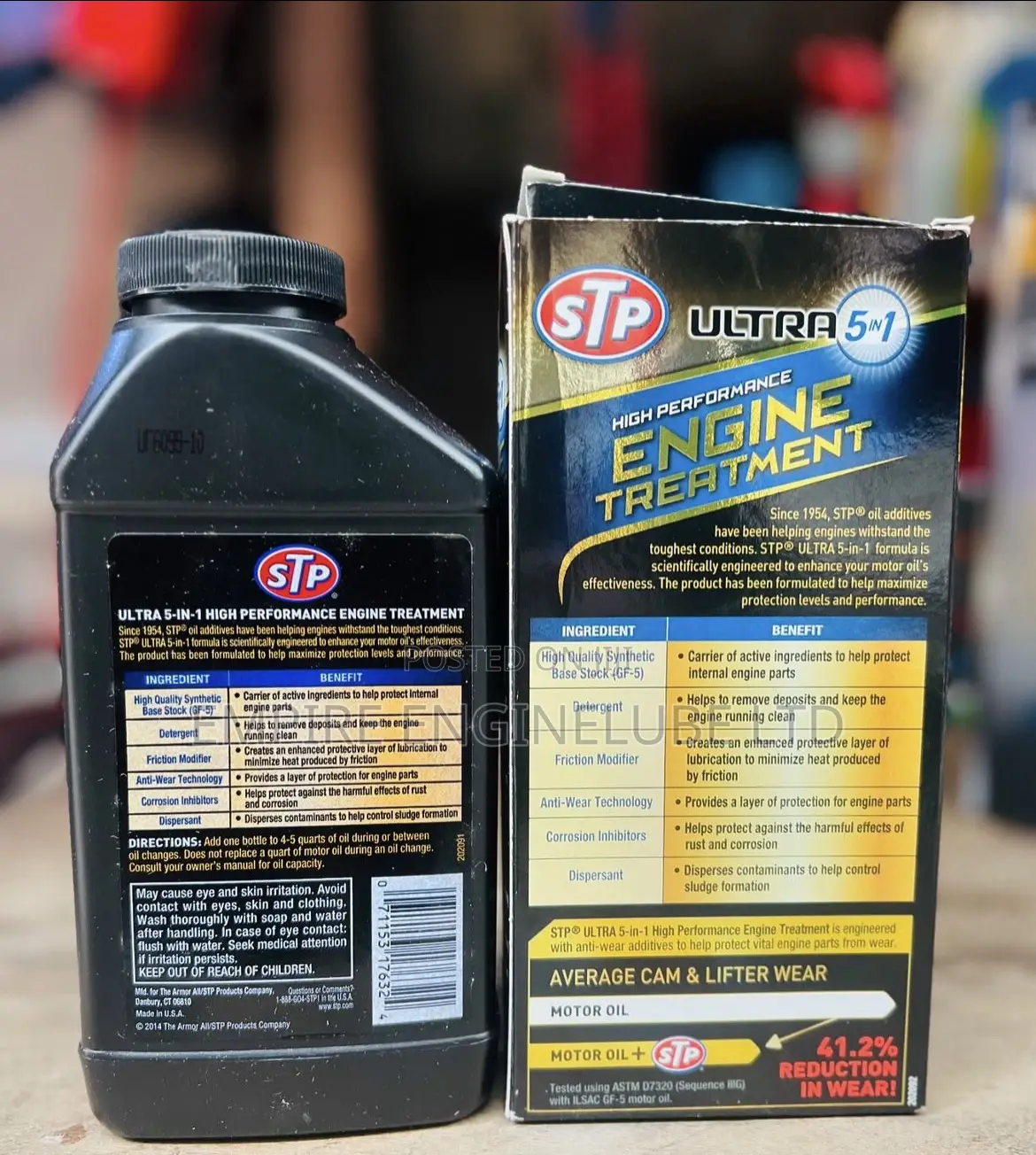 STP Ultra Engine Treatment 5 in 1