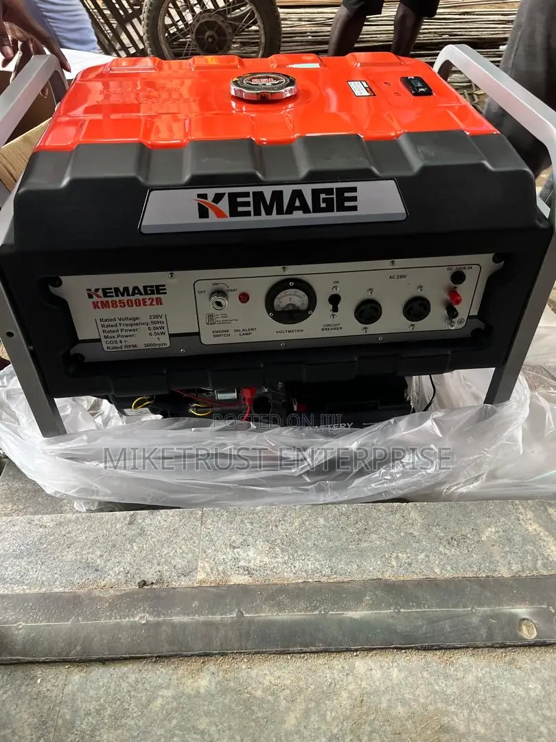 5.5kva Kemage Zero Noise Generator. Key and Remote