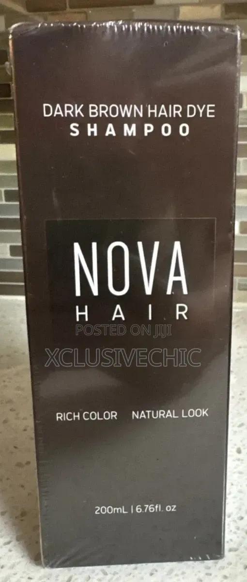 Dark Brown Nova Hair Dye Shampoo