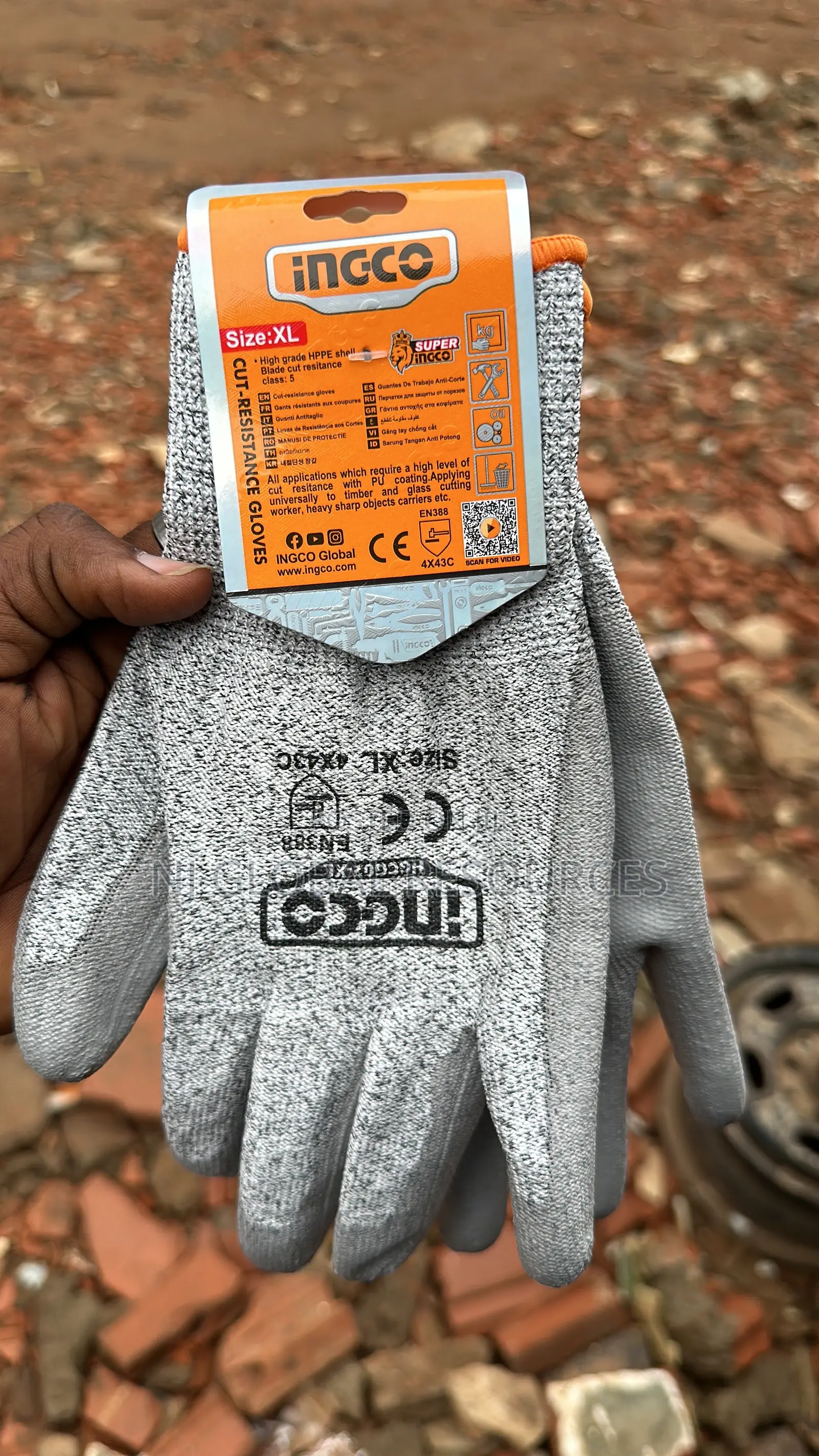 Cut Resistance Glove (Anti-Cut) Ingco