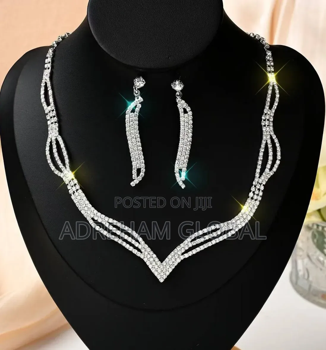 Fashion Silver Jewelry Chain and Earring