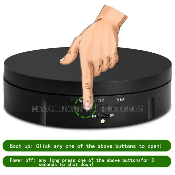 Electric Motorized Turntable Display Stand 360 Degree Rotating