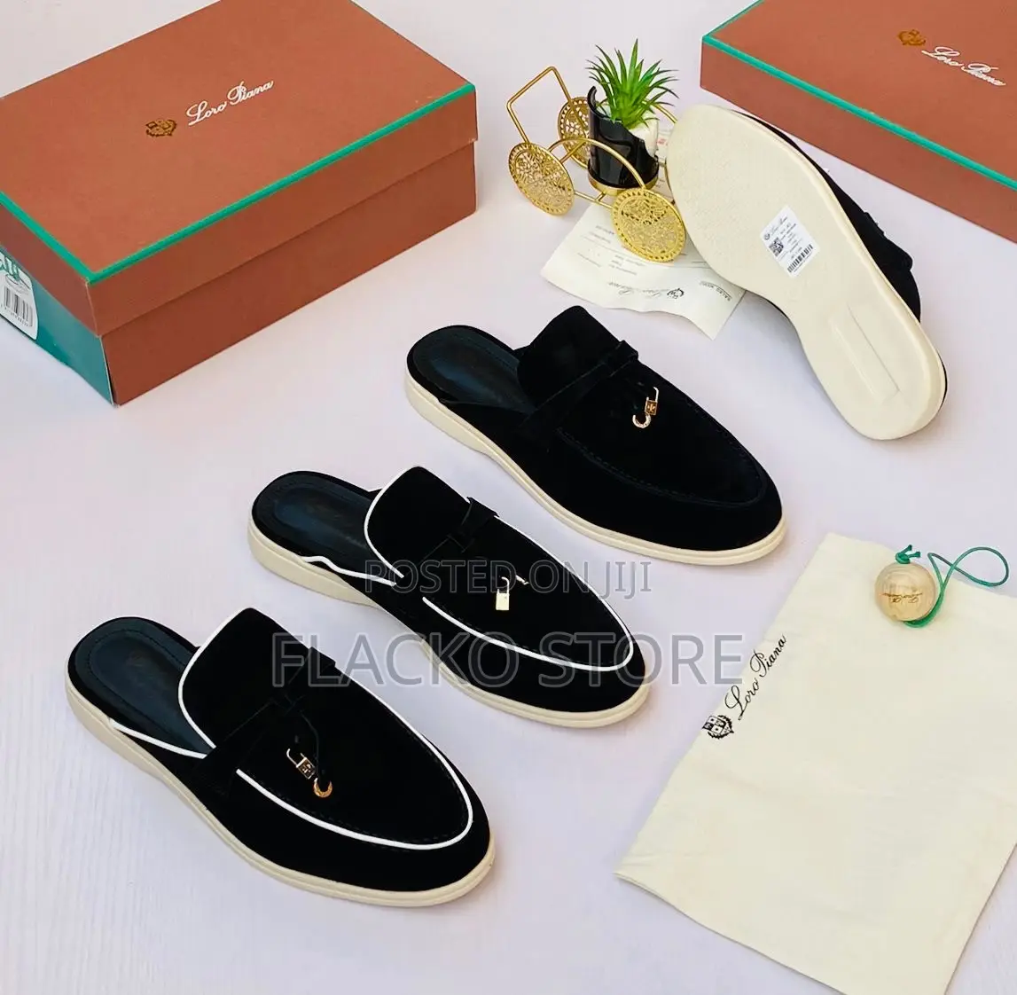 Original Loro Piana Summer Walk Mules