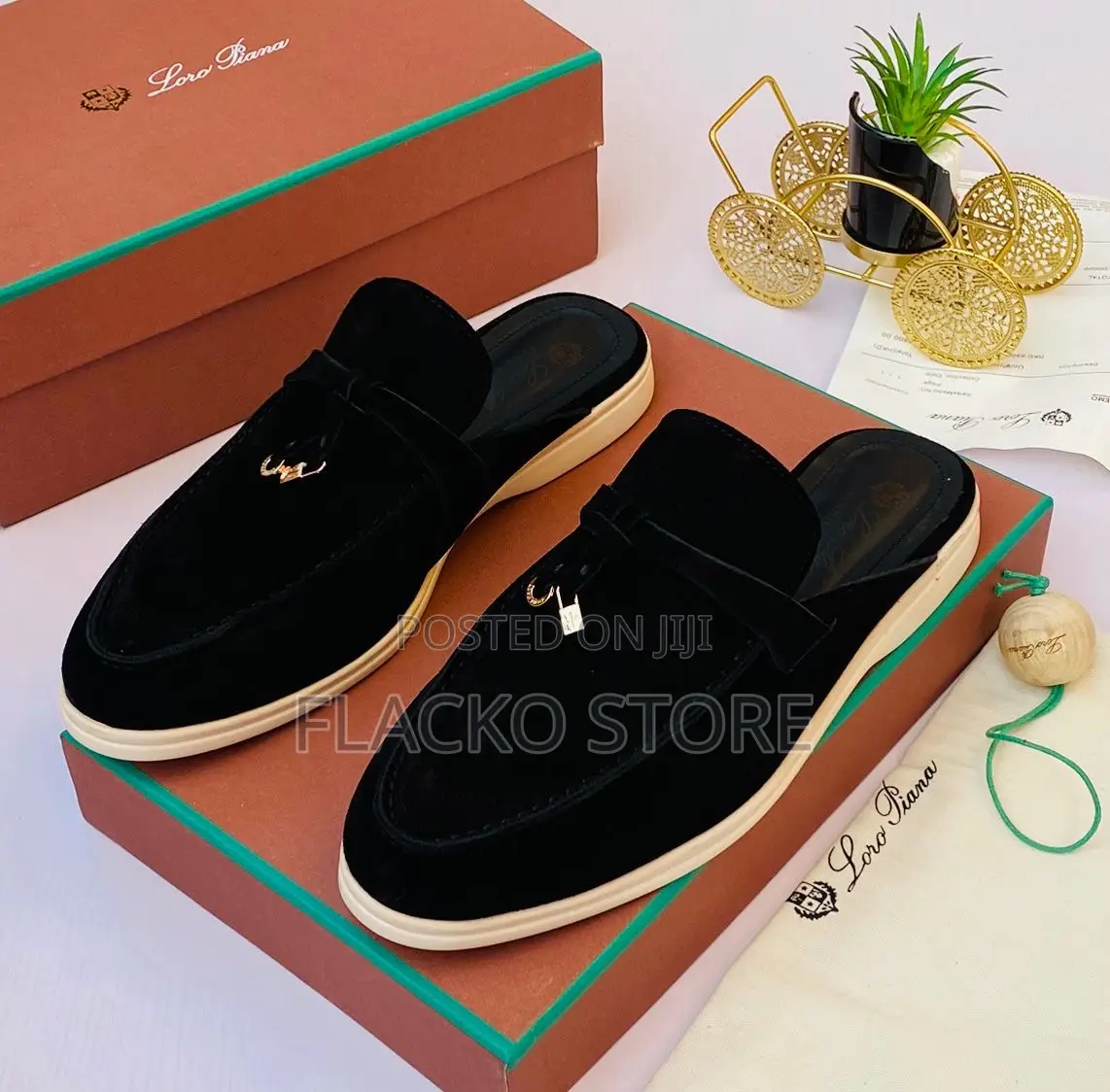 Original Loro Piana Summer Walk Mules