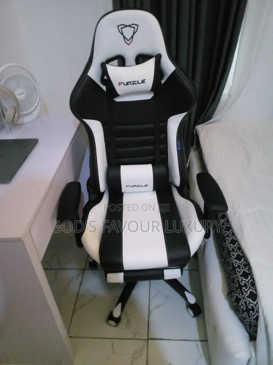 Executive Home/Office Gaming Chair - Black White