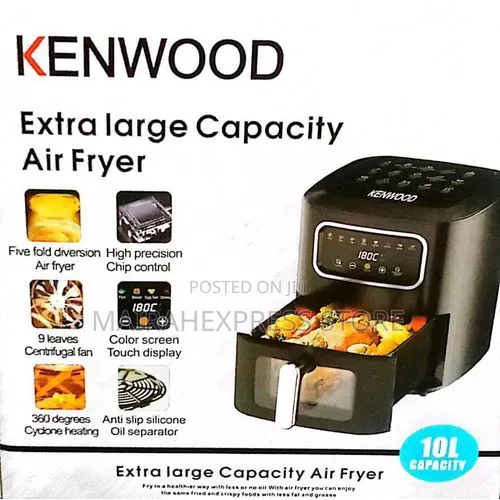 10l Kenwood Extra Large Capacity Air Fryer 2st7