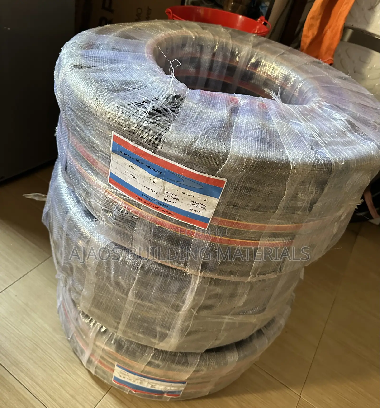 1” by 25mm by 50m Water Hose
