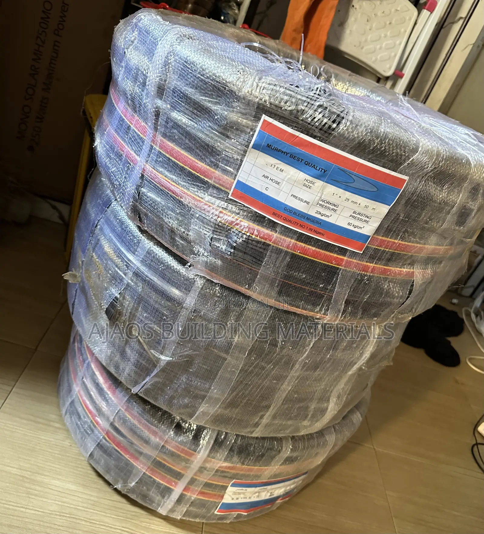 1” by 25mm by 50m Water Hose