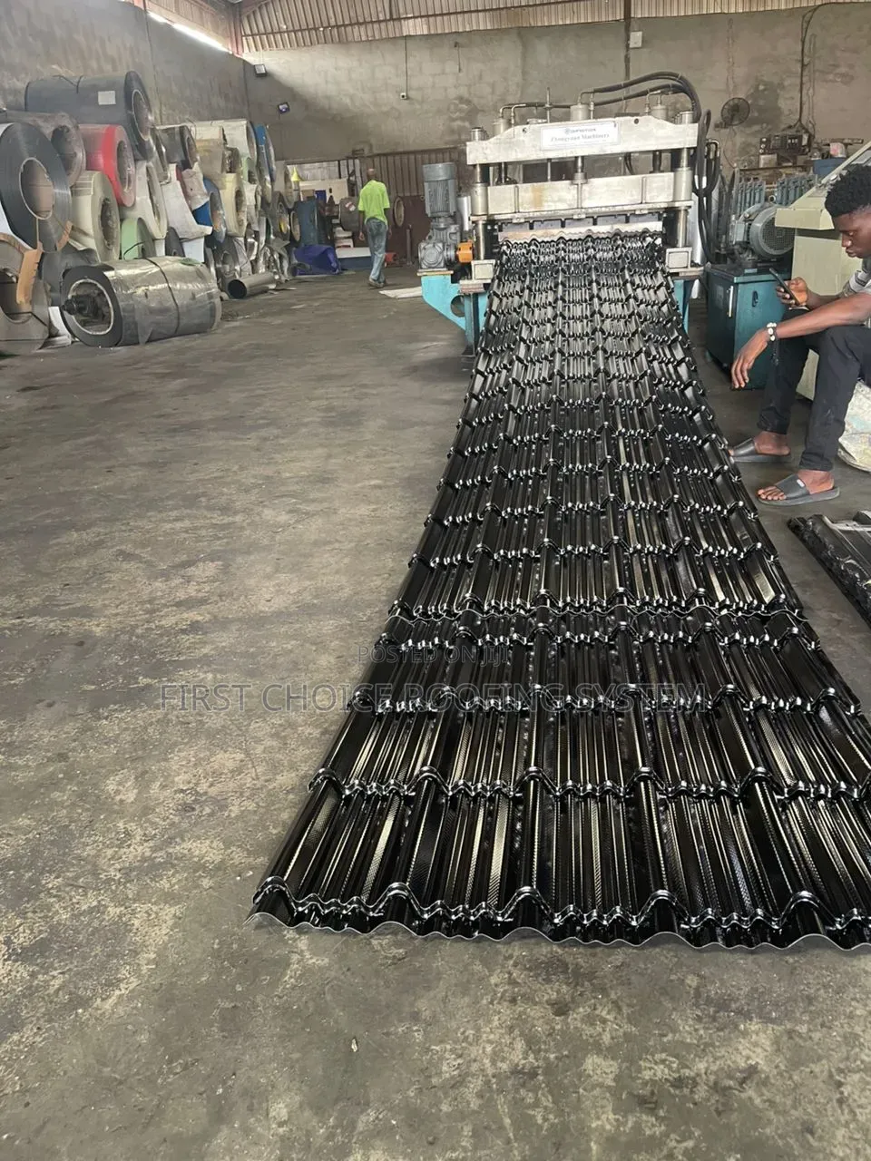 Steptile Design Aluminum Roofing Sheet 0.55mm at #7500 Per Square Meter