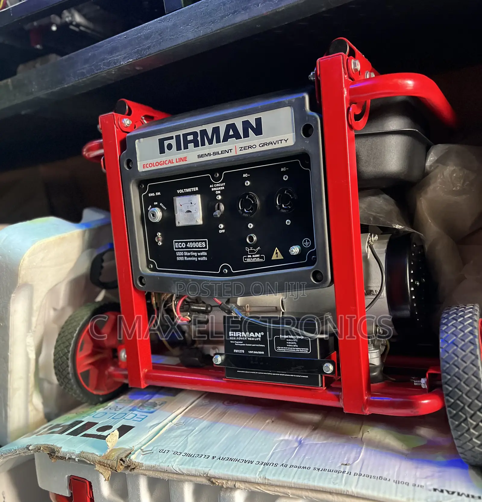 Firman Key Starter Petrol Generator 4.5kva Eco4990 {100% }Copper Coil