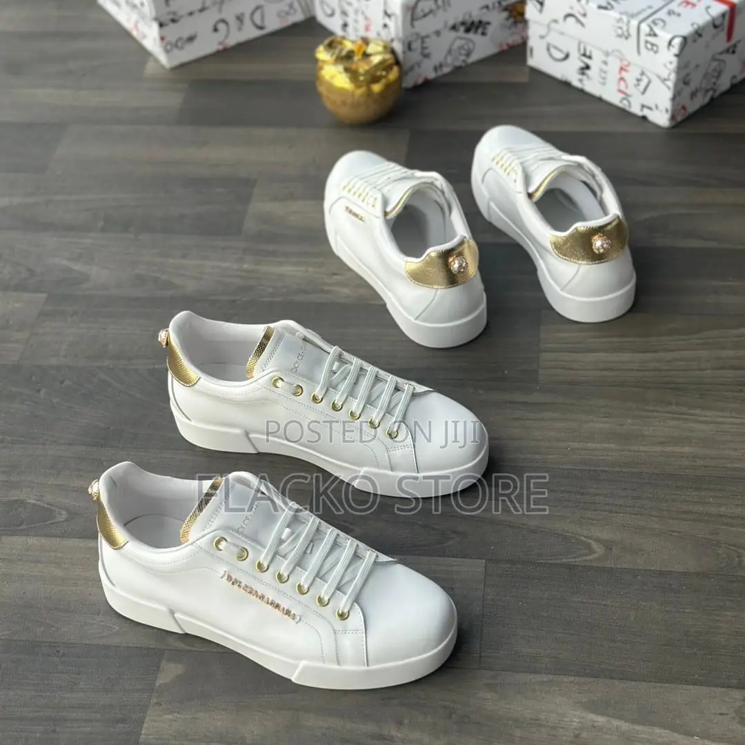 Original Dolce Gabbana Angelic Luxury Leather Sneakers