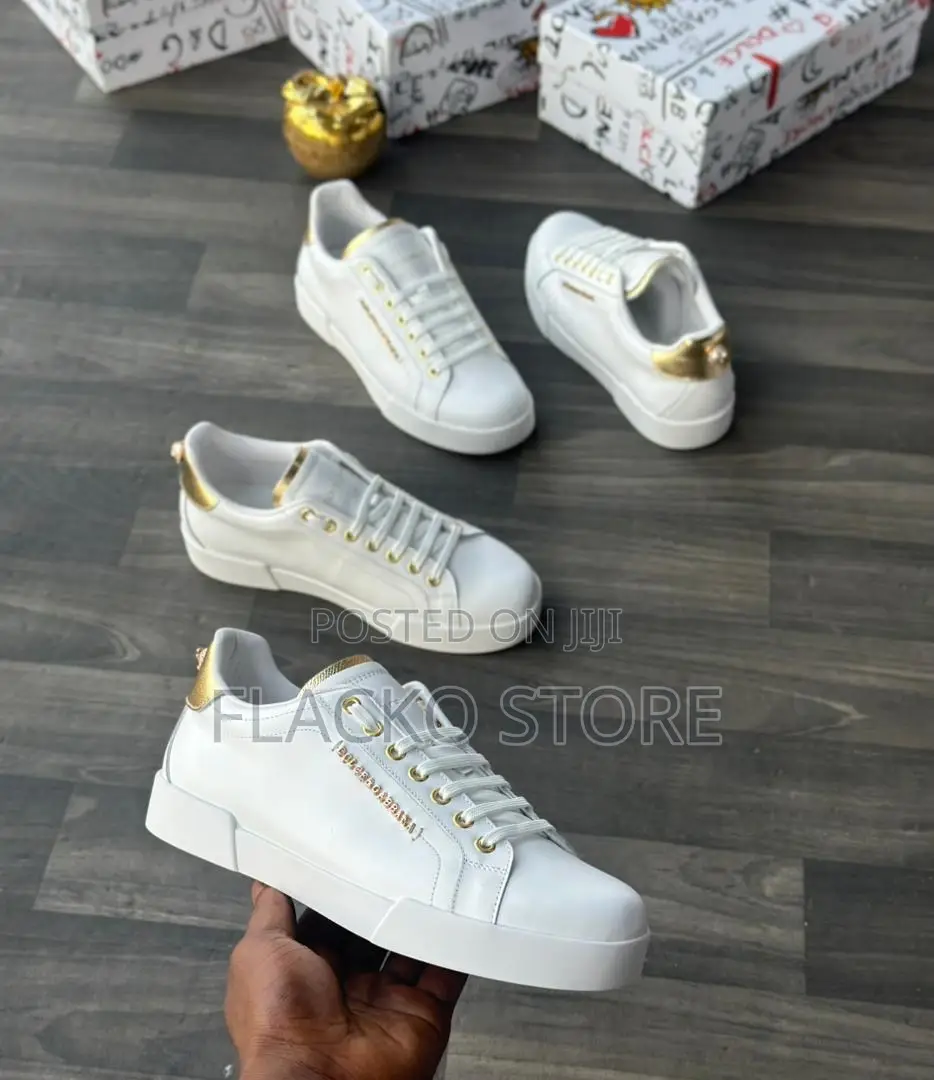 Original Dolce Gabbana Angelic Luxury Leather Sneakers