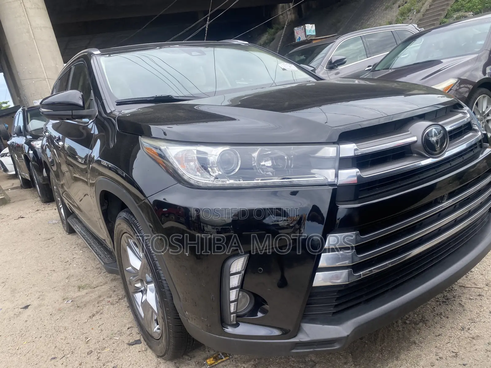 Toyota Highlander Limited 4x2 V6 (3.5L 6cyl 8A) 2018 Black