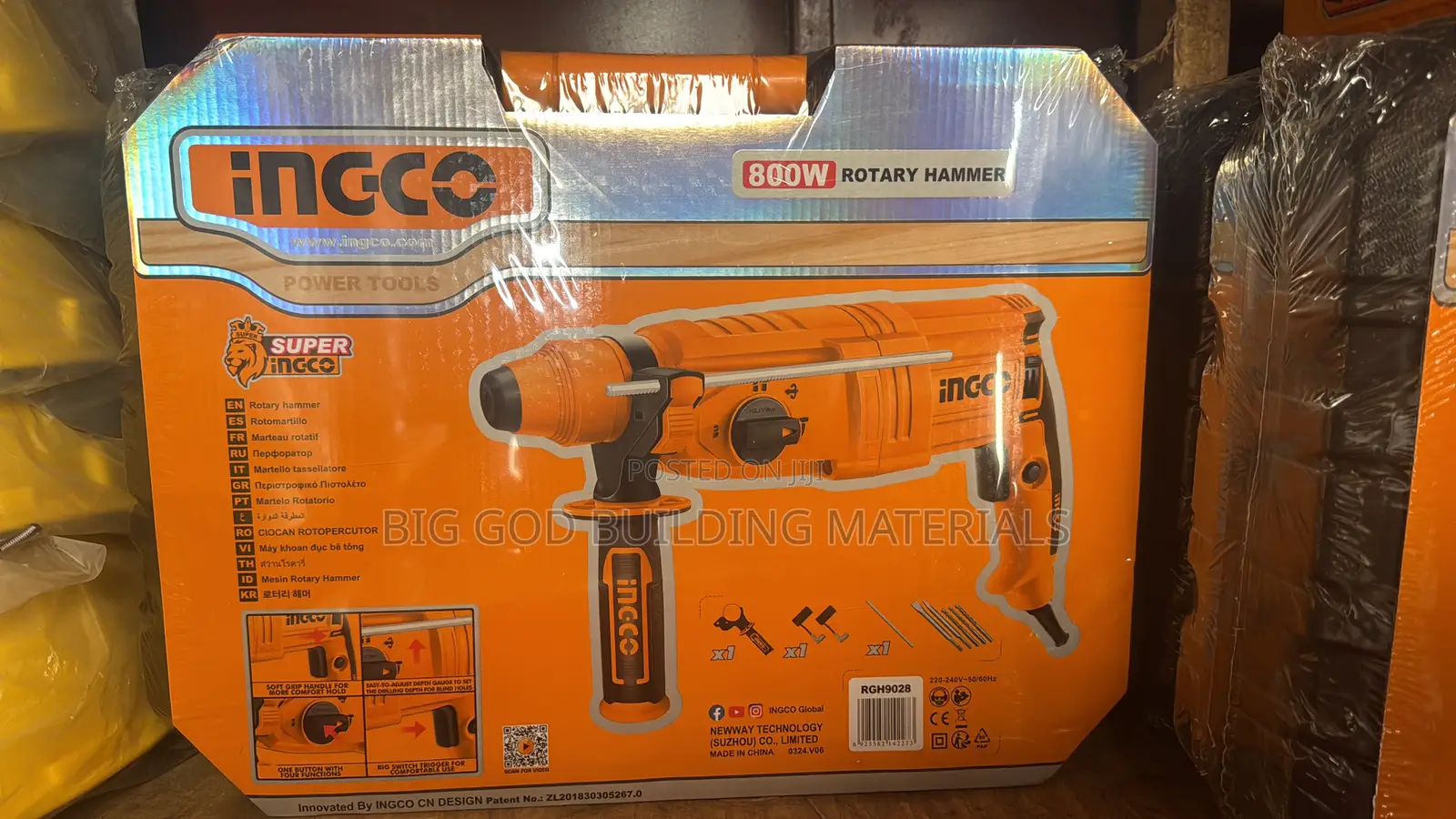 Ingco Rotary Hammer Machine 800w