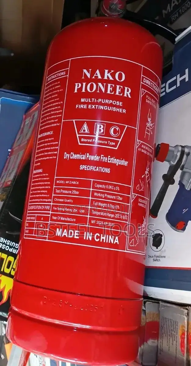 6kg Fire Extinguisher – Strong Safety Protection Equipment