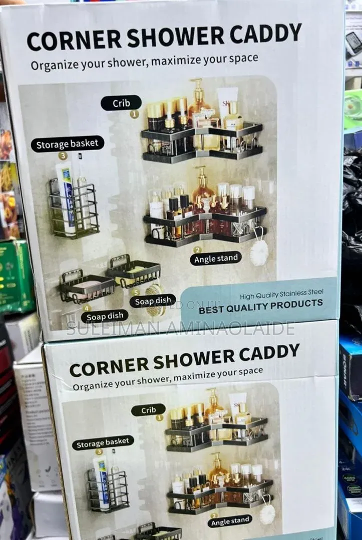 Corner Shower Caddy Toilet Rack