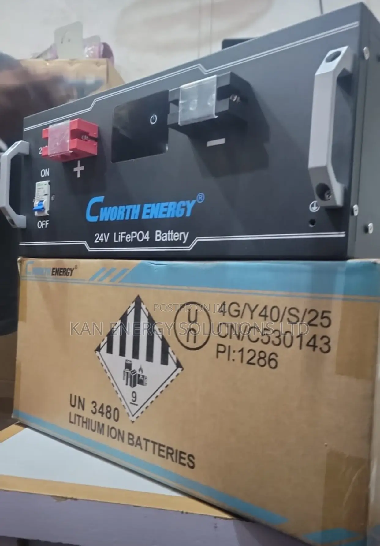 2.5kwh 24v Cworth Lithium Battery