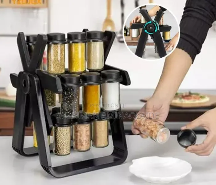 Rotating Spice Rack 18pieces