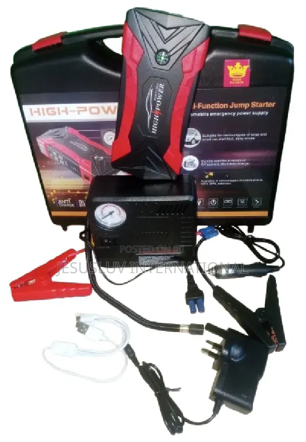Fast Smart Jump Starter 12v With Tyre Inflator for Cars,Trucks, Suvs