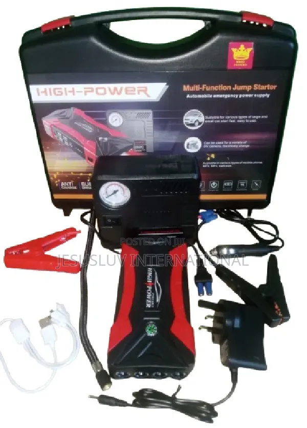 Fast Smart Jump Starter 12v With Tyre Inflator for Cars,Trucks, Suvs